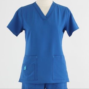 Royal Blue Carhartt Flex Scrub Set
